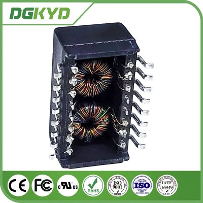 KTX11605SR 百兆网络变压器 以太网隔离滤波 以太网变压器 贴片图2