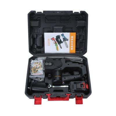 双锂电迷你电锯10寸无刷锂电电链锯户外伐木锯家用手持锯超长续航图2