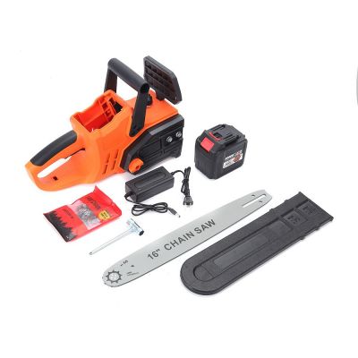 手动锂电无刷链条锯电链锯户外伐木锯家用手持锂电切割锯超长续航图2
