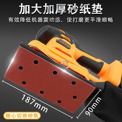 跨境无刷锂电砂光机方形三角砂纸机墙面家具木工多功能打磨神器图3