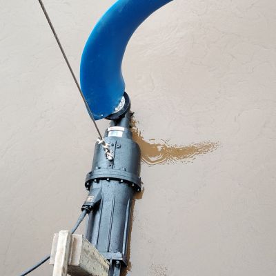 双导轨安装潜水推流器 不排水安装低速推流机图5