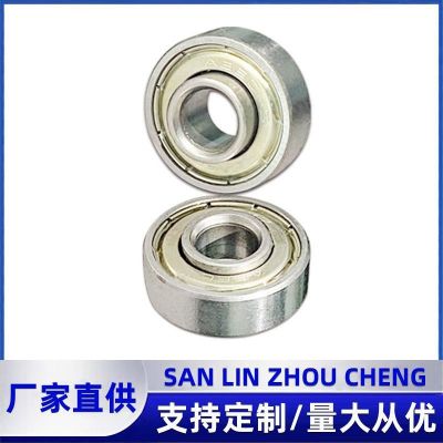 微型深沟球碳钢轴承8*22*7包胶轴承18高福来轮非标608zz轴承图3