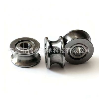 宁波镇海厂家U624U槽深沟球轴承4*13*7非标带槽轴承过线滚轮轴承图3