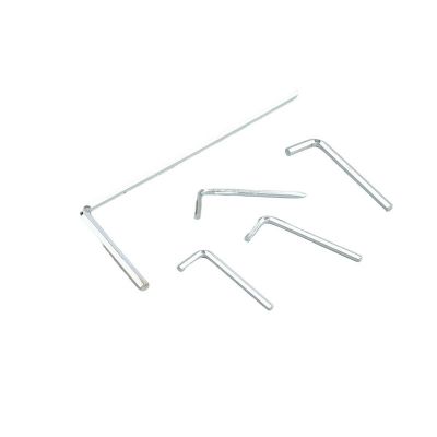 内六角扳手L形扳手黑色六角匙公制L型六角扳手自行车小扳手镀镍图5