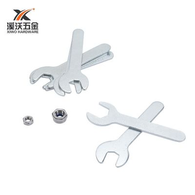 厂家批发简易小扳手超薄一次性扳手电商配套外六角冲压开 口扳手图3