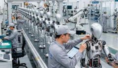 中国今年要造超10万台人形机器人，机器人开始进工厂干活